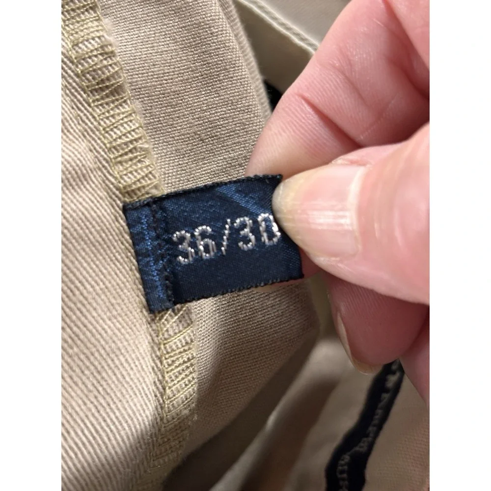 Polo Ralph Lauren‎ Khakis Pants 36 X 30 Men's Beige Cotton Designer Luxury